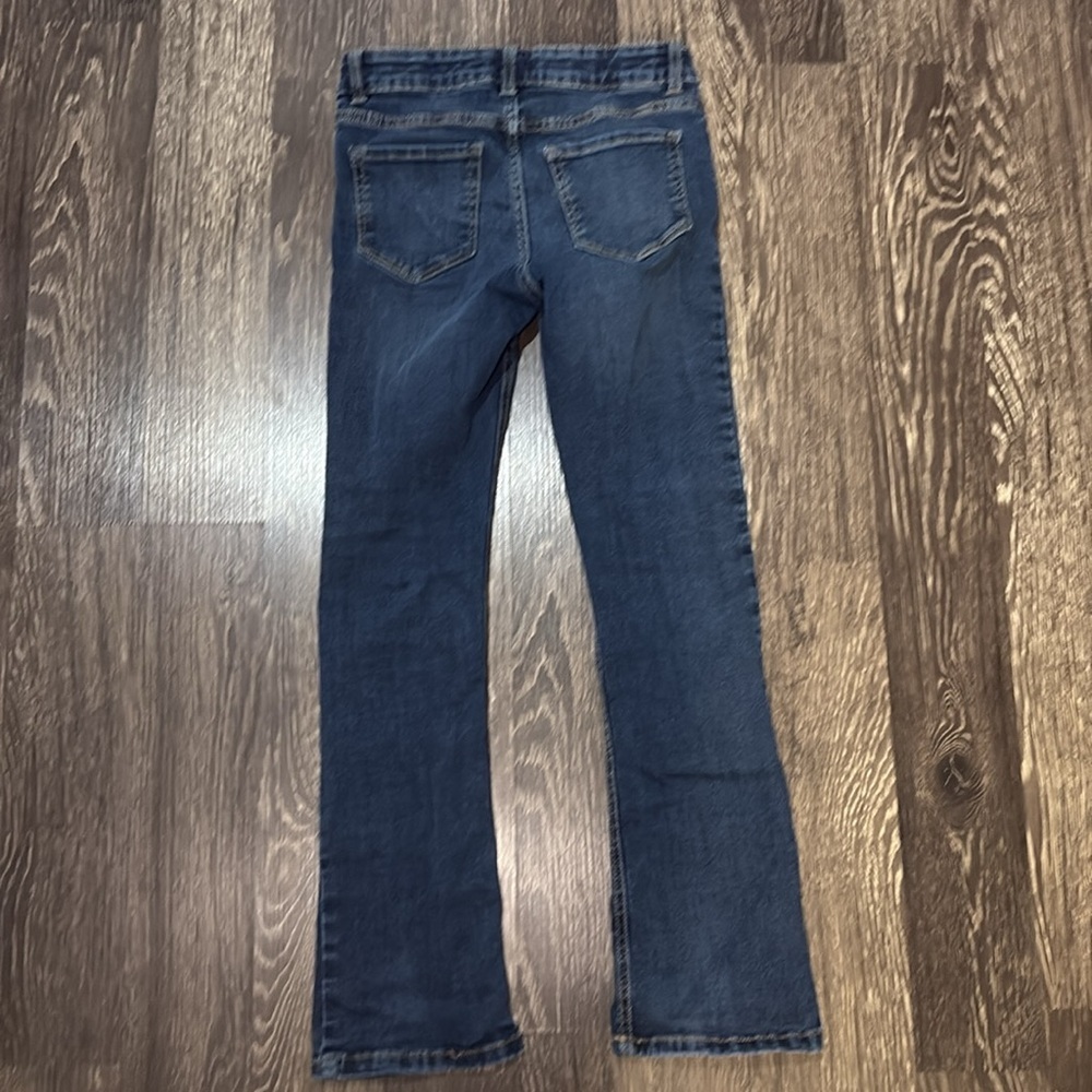 Girls bootcut dark denim jeans size 10 Thereabouts brand - Picture 2 of 4